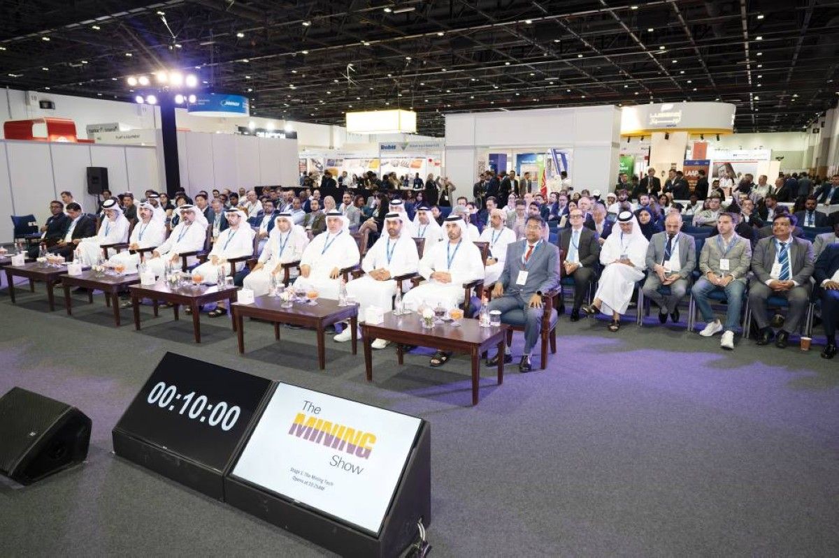 انطلاق فعاليات معرض ومؤتمر التعدين في دبي