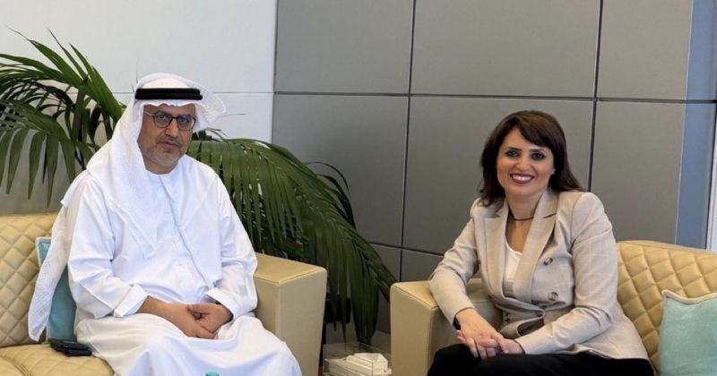 العوضي تبحث مع سفير الإمارات أوجه التعاون وعقد التمارين السيبرانية المشتركة