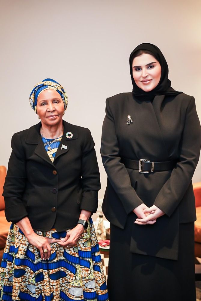 وزير الدولة للتعاون الدولي تجتمع مع رئيسة مؤسسة تنمية النساء