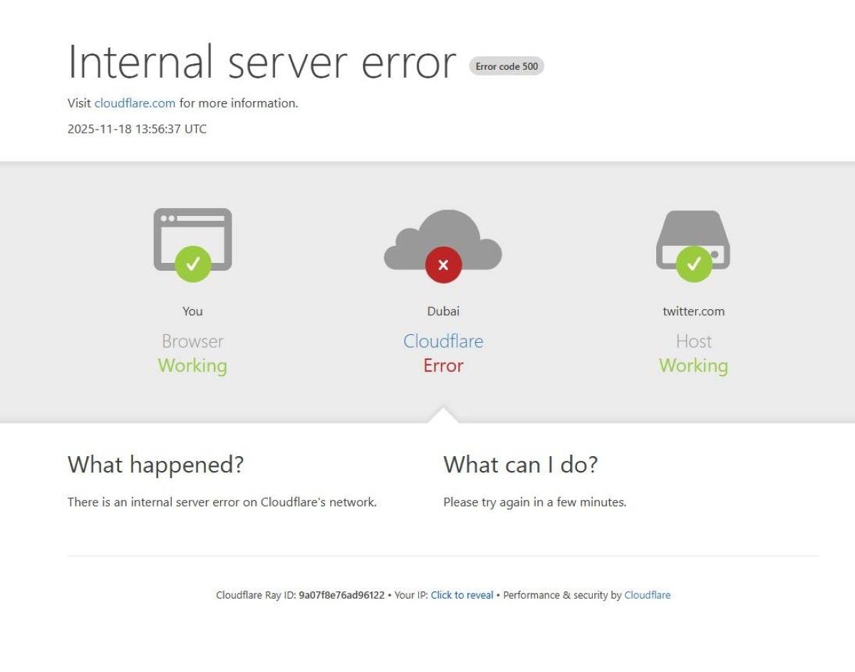 انقطاعات في «إكس» و«شات جي بي تي» و«داون ديتكتور»