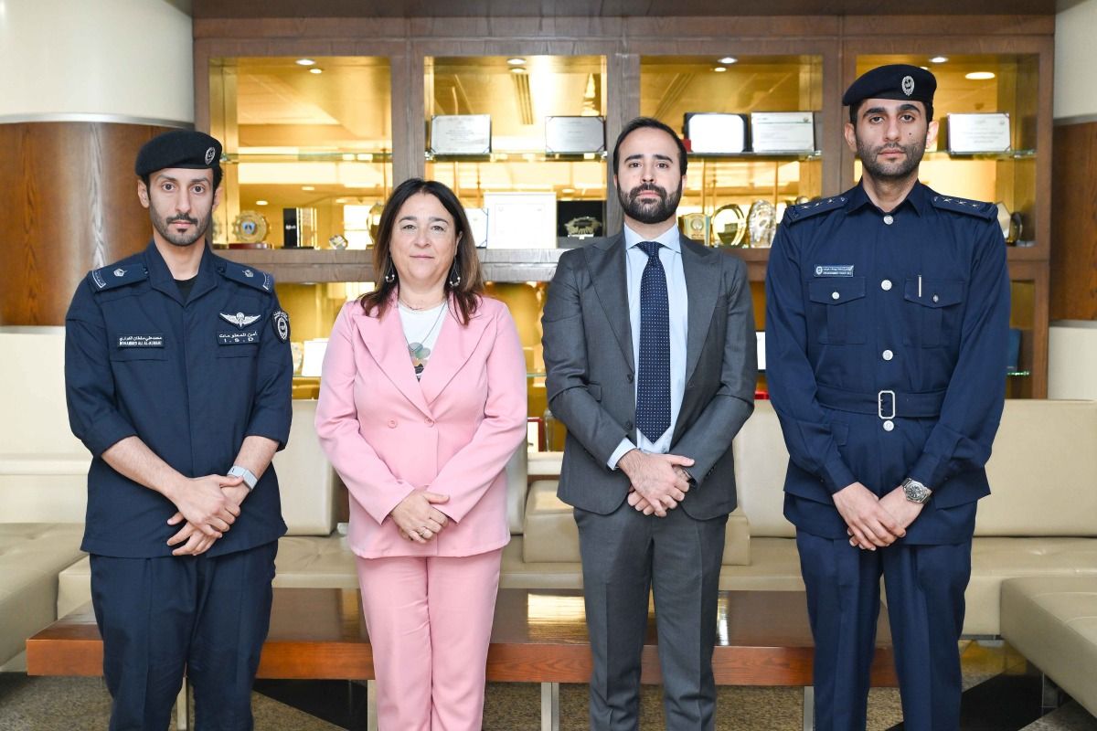 الإدارة العامة للاتصالات ونظم المعلومات تسقبل وفدا من ضباط وزارة الداخلية الإيطالية