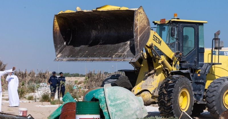 حملة تفتيشية موسعة في بر ميناء عبدالله