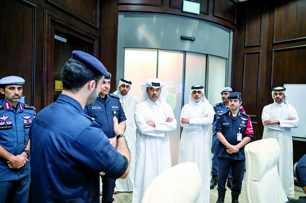 مسؤولون بالداخلية يطّلعون على سيناريوهات تمرين وطن