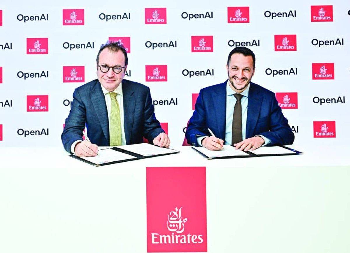 تعاون بين مجموعة الإمارات و«أوبن إيه آي» لتسريع تبني تقنيات الذكاء الاصطناعي