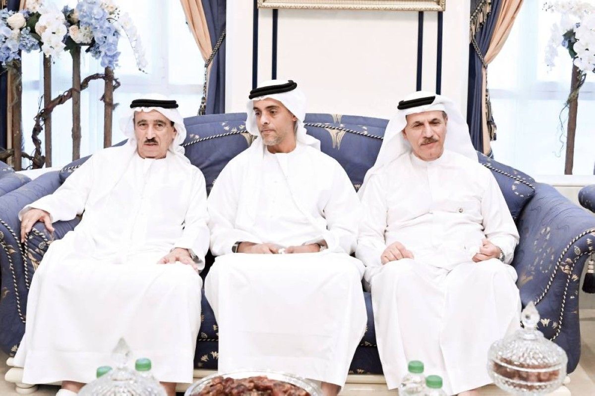 محمد بن راشد يعزّي في وفاة أسامة الشعفار