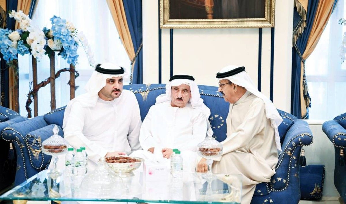 محمد بن راشد يعزّي في وفاة أسامة الشعفار