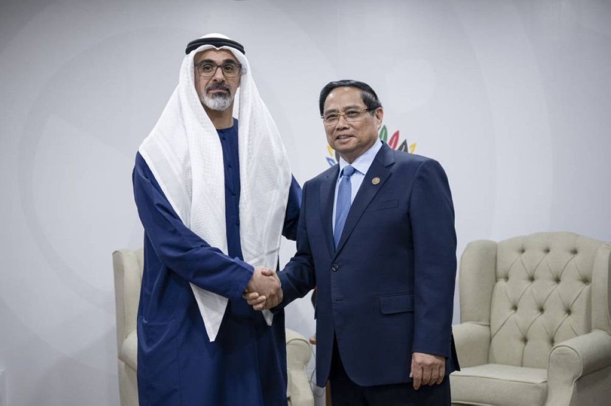 ولي عهد أبوظبي يبحث تعزيز التعاون الثنائي مع رئيس وزراء فيتنام على هامش "قمة العشرين"