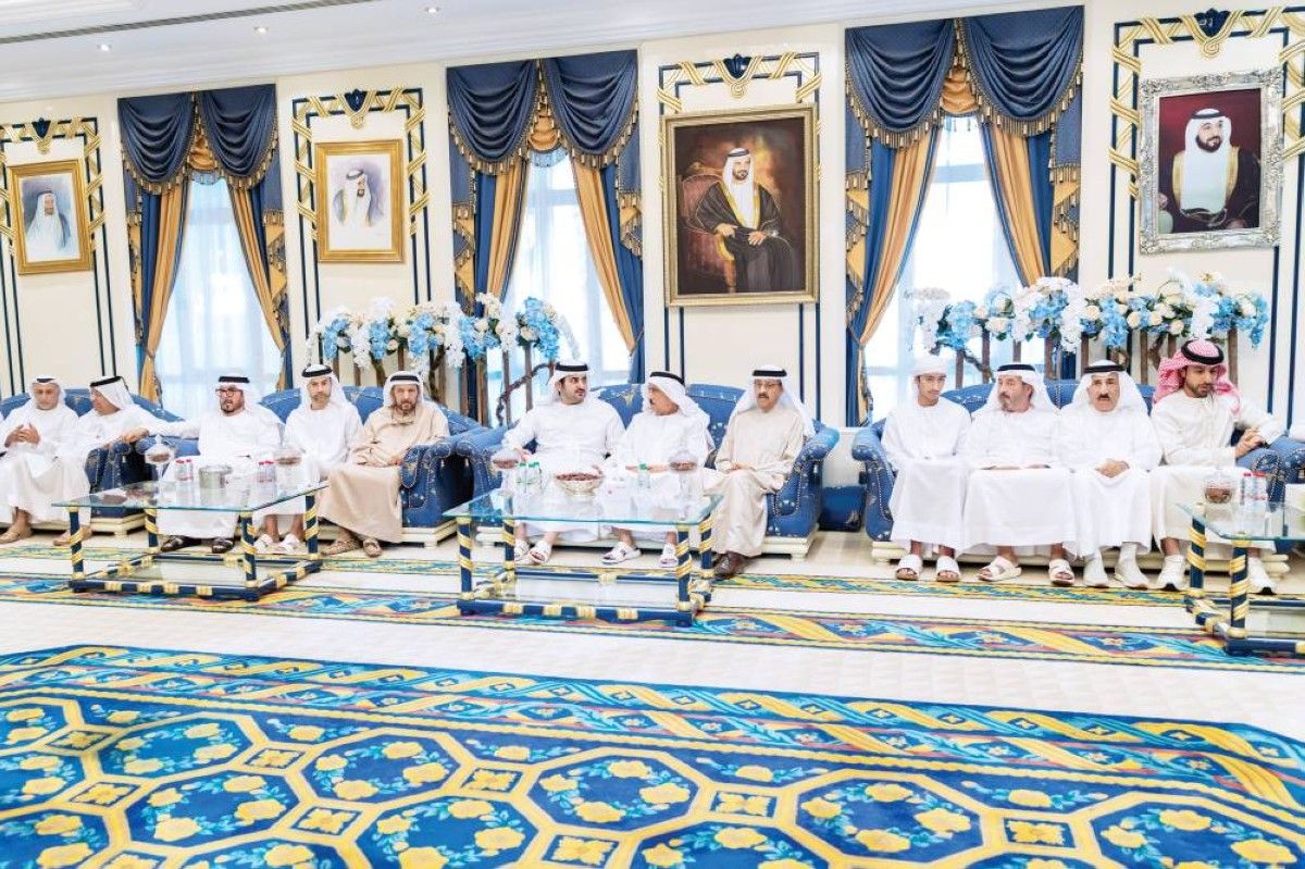 محمد بن راشد يعزّي في وفاة أسامة الشعفار