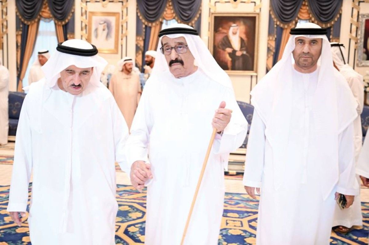 محمد بن راشد يعزّي في وفاة أسامة الشعفار