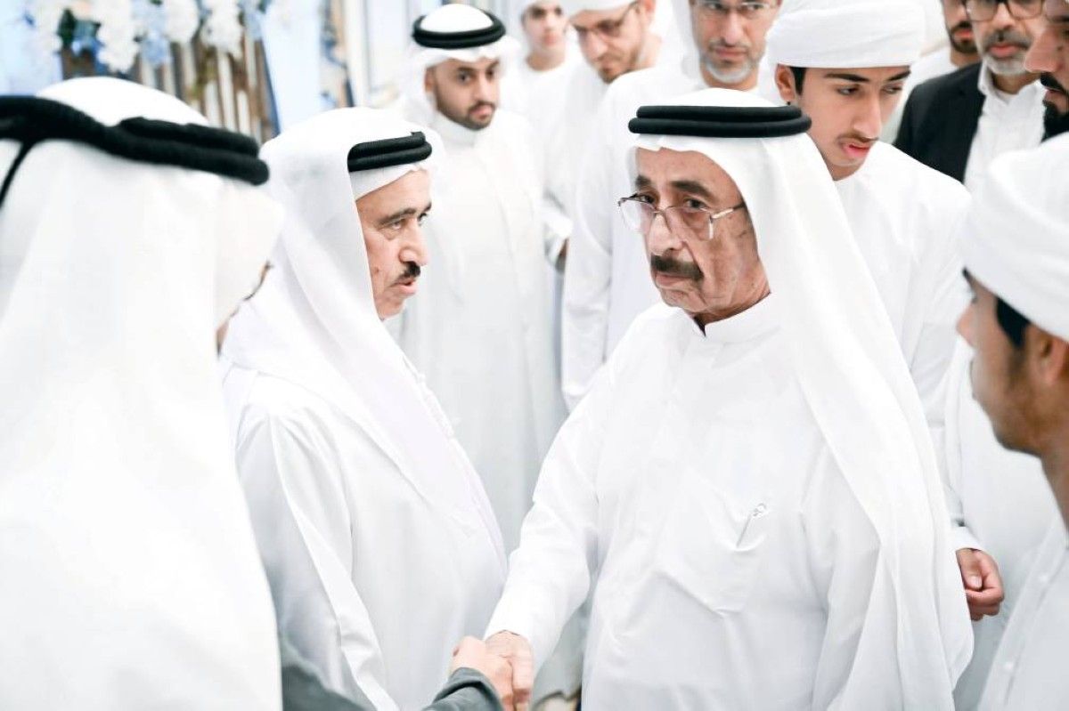محمد بن راشد يعزّي في وفاة أسامة الشعفار