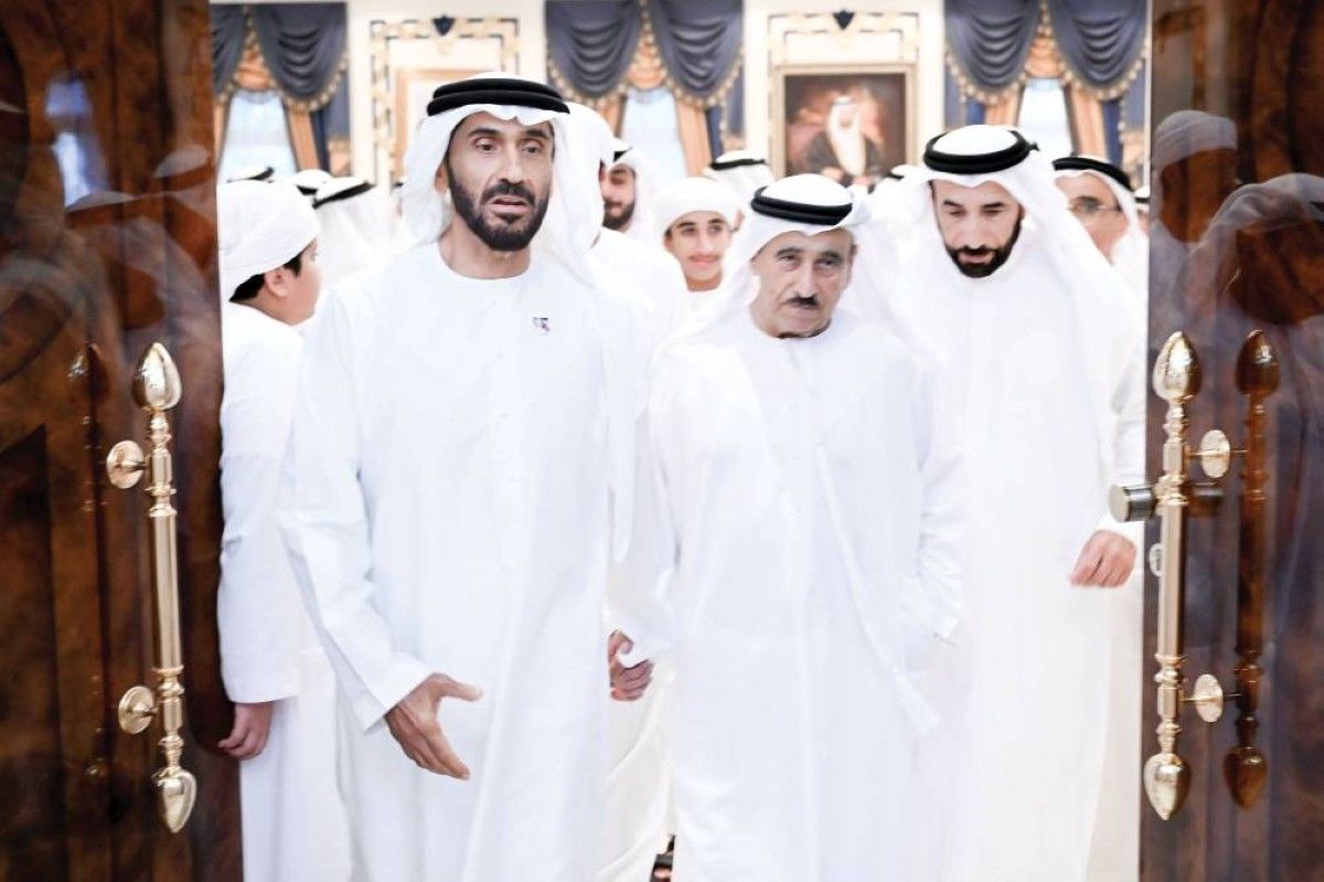 محمد بن راشد يعزّي في وفاة أسامة الشعفار