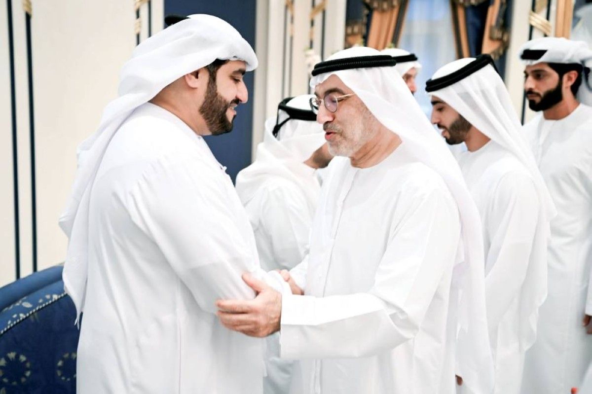 محمد بن راشد يعزّي في وفاة أسامة الشعفار