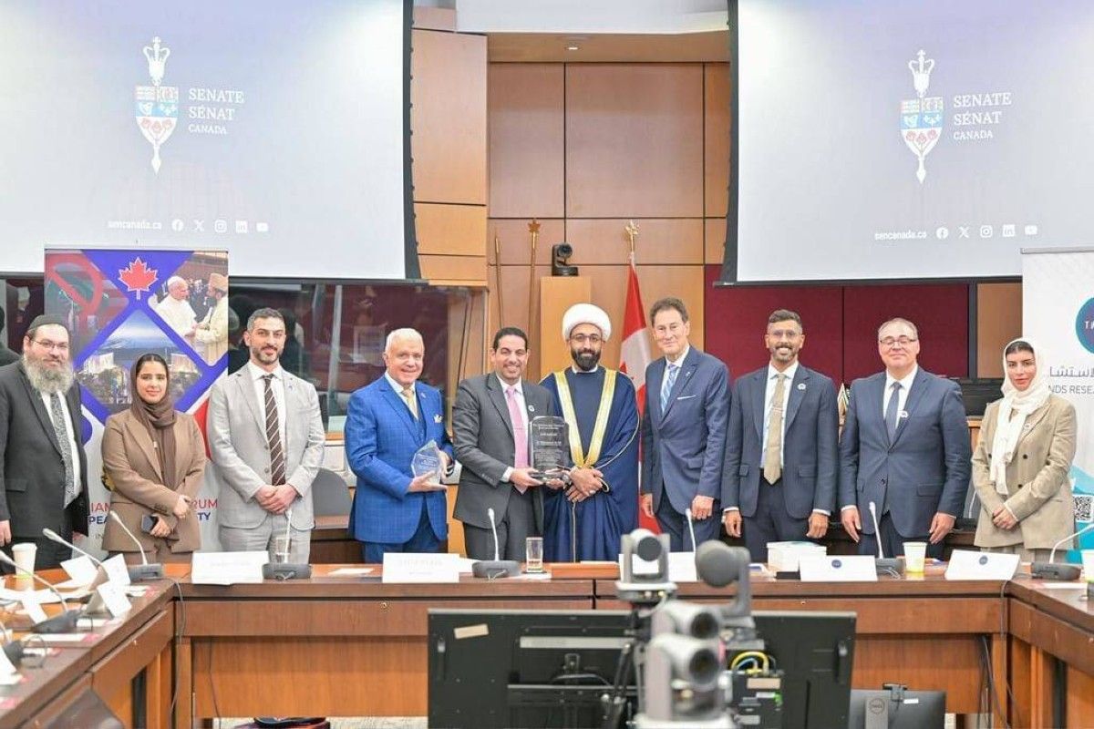 "تريندز" و"المجلس العالمي للأئمة" ينظمان منتدى في البرلمان الكندي حول "السلام والأمن"