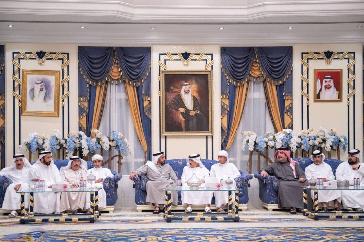 سيف بن زايد يعزي في وفاة أسامة الشعفار