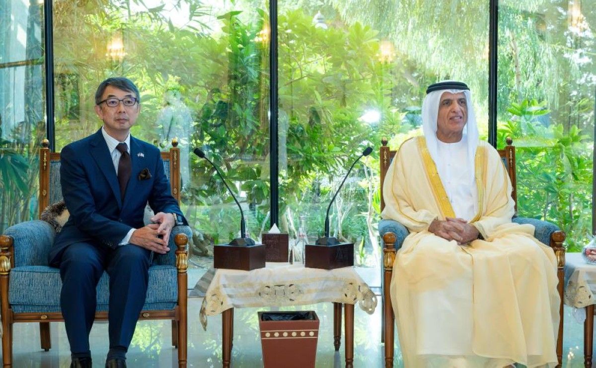 سعود بن صقر يبحث وقنصل اليابان التعاون الاقتصادي
