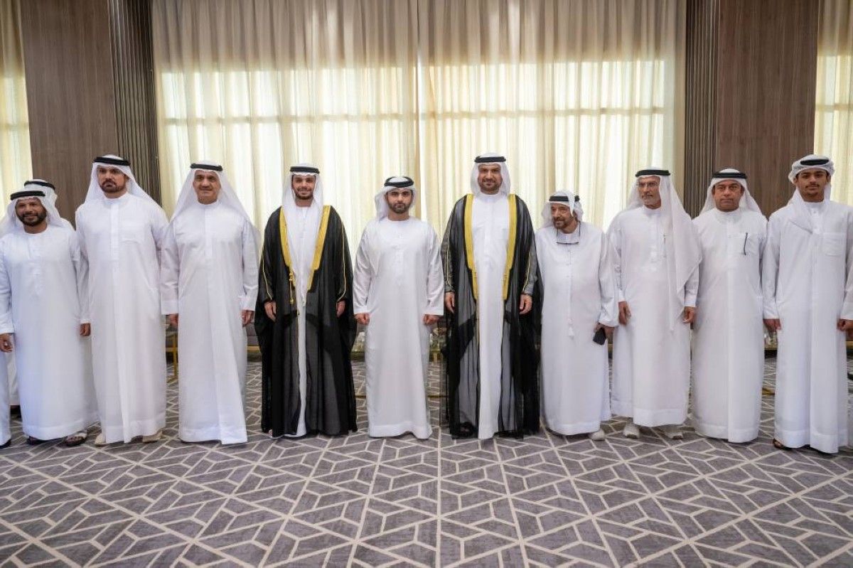 منصور بن محمد يحضر أفراح جلفار وبوحميد