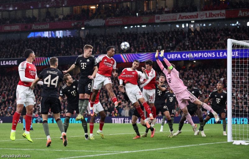 بعد 10 أعوام.. أرسنال يسقط البايرن