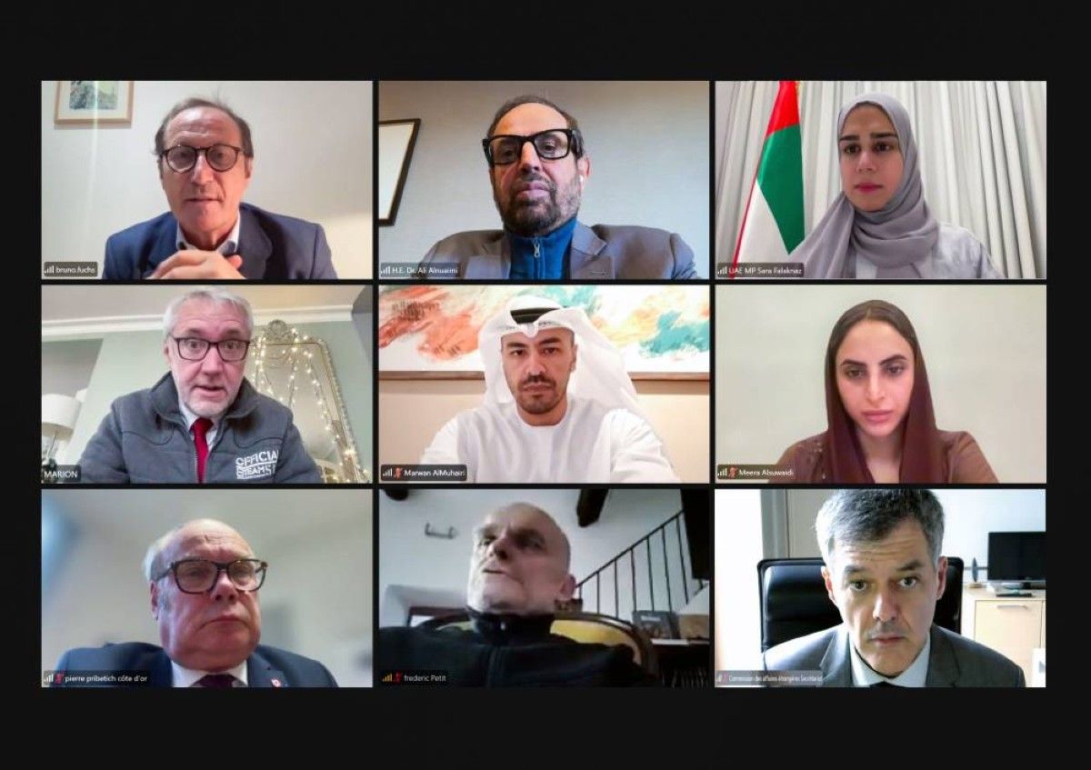 بحث تعزيز علاقات التعاون البرلماني بين الإمارات وفرنسا