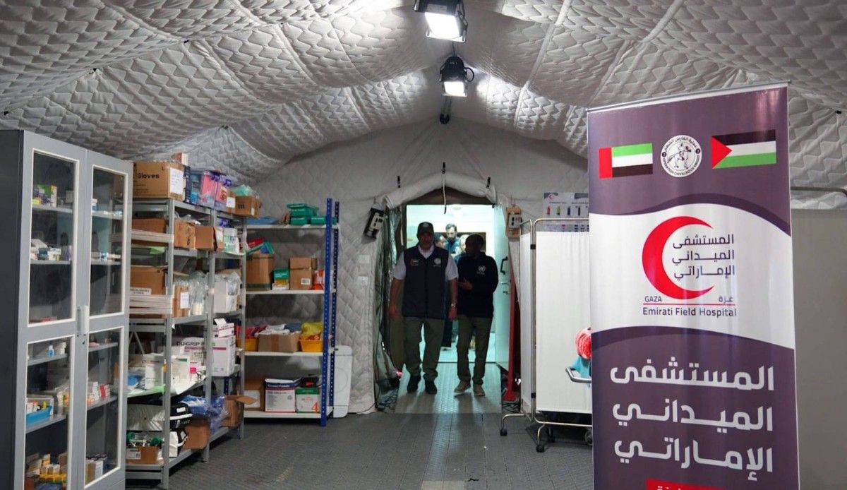 وفد أممي رفيع المستوى يزور المستشفى الميداني الإماراتي في غزة ويشيد بجهود الدولة الإنسانية