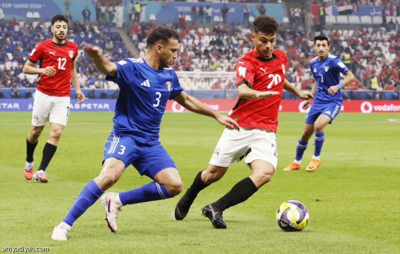 التعادل الأول يجمع الكويت ومصر