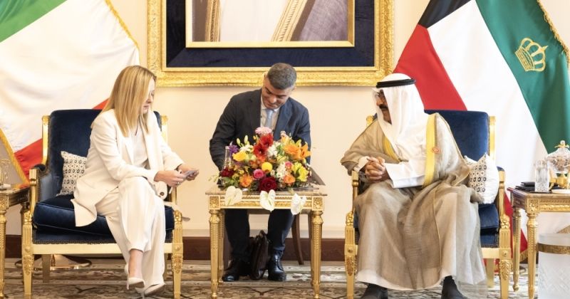 سمو الأمير يبحث مع رئيسة الوزراء الإيطالية التعاون المشترك وآخر المستجدات إقليمياً ودولياً