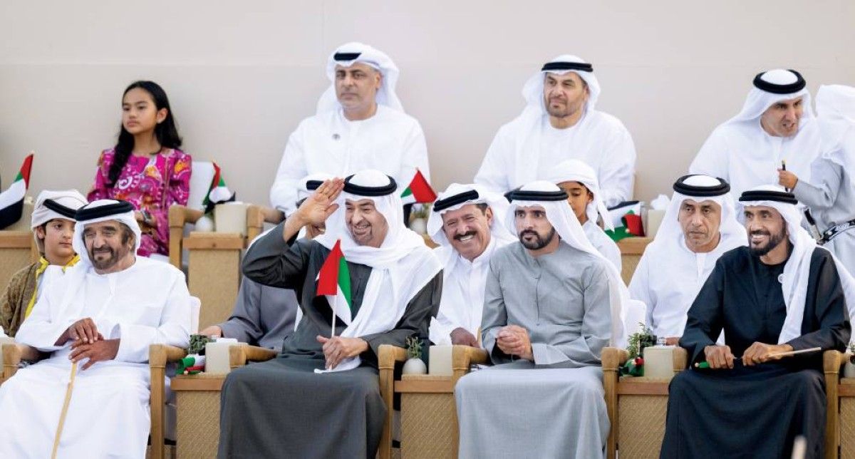 رئيس الدولة: الإمارات محصنة بأبنائها المجتمعين على حبها والوفاء لها والتسابق لخدمتها ورفع رايتها