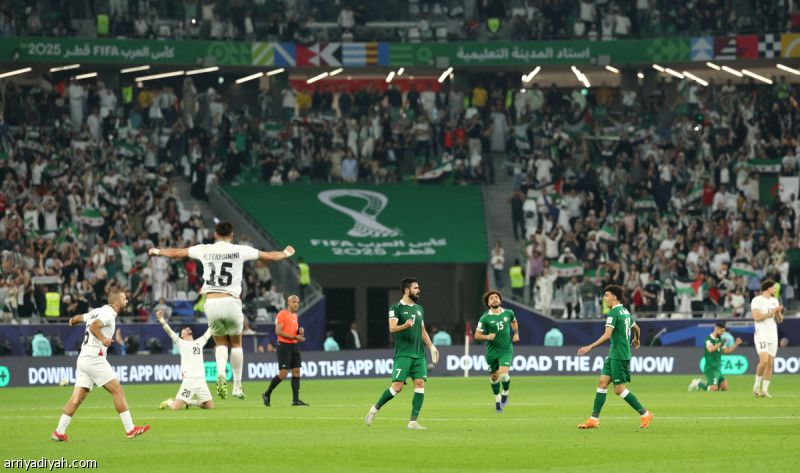 تعادل يؤهل فلسطين وسوريا إلى ربع النهائي