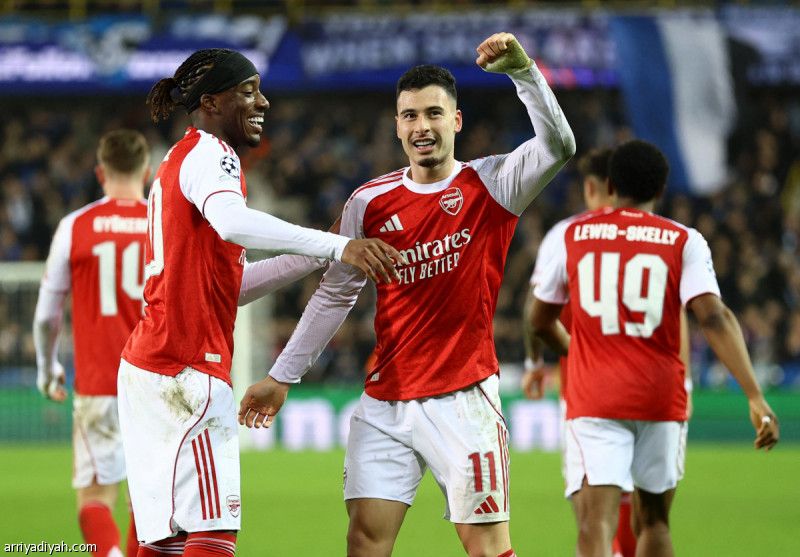 دوري الأبطال.. أرسنال يتصدر بالعلامة الكاملة