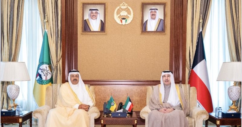 رئيس الحرس الوطني يستقبل سمو الشيخ أحمد النواف