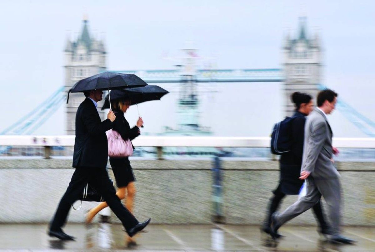 انكماش فصلي غير متوقع لاقتصاد بريطانيا