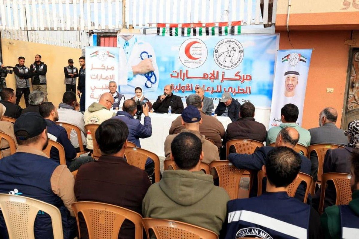 "الفارس الشهم 3" تفتتح مركز الإمارات الطبي لخدمة المرضى بمواصي خانيونس