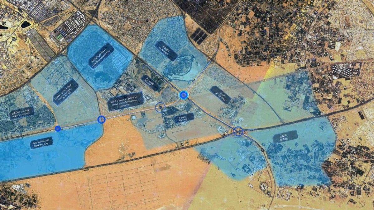 "طرق دبي" ترسي عقد مشروع تطوير تقاطع شارع الشيخ زايد بن حمدان آل نهيان مع شارعي العوير والمنامة