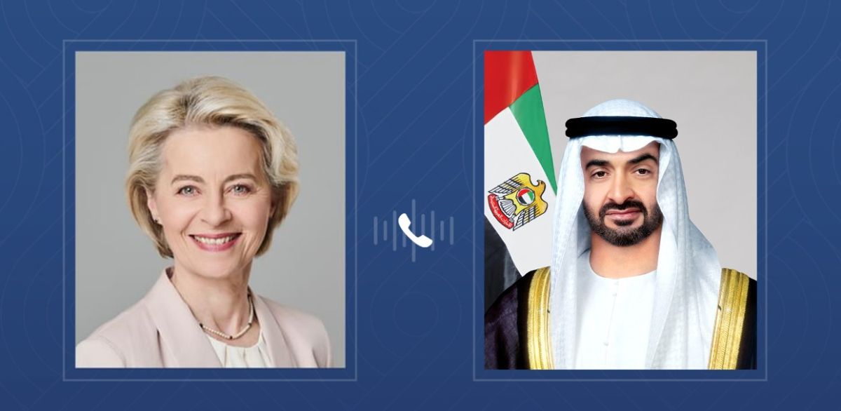 رئيس الدولة ورئيسة المفوضية الأوروبية يبحثان هاتفياً علاقات التعاون وأهمية إطلاق المفاوضات رسمياً بشأن اتفاقية الشراكة الاستراتيجية