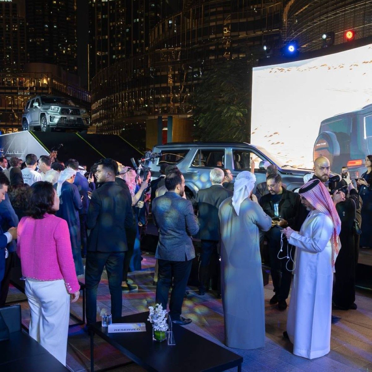 مجموعة سعيد جمعة النابودة وشركة جريت وول موتور "GWM" تكشفان عن سيارة TANK 700 الجديدة كليًا في الإمارات