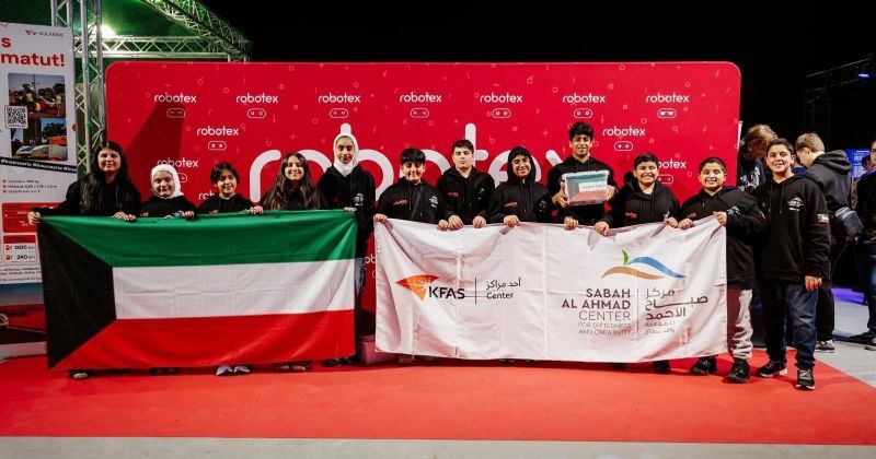 «صباح الأحمد للموهبة» يحقق المركزين الخامس والسابع في «روبوتكس»