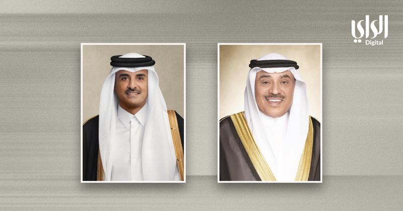 سمو ولي العهد يهنئ أمير دولة قطر بذكرى اليوم الوطني