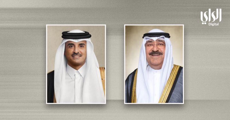 سمو الأمير يهنئ أمير دولة قطر بذكرى اليوم الوطني