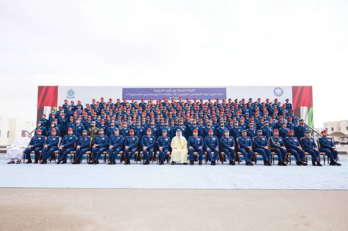 هزاع بن زايد: خريجو كلية خليفة بن زايد الجوية يسهمون في تعزيز قواتنا المسلحة