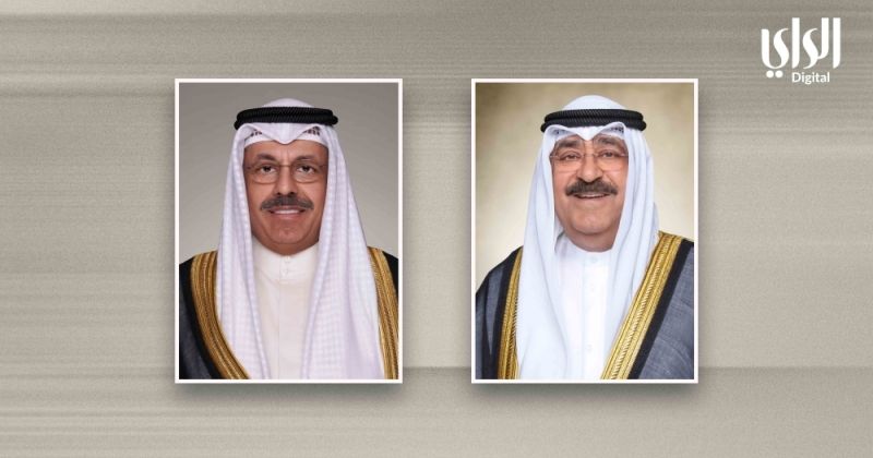 سمو الأمير يتلقى رسالة تهنئة من سمو الشيخ أحمد النواف بمناسبة مرور عامين على تولي سموه مقاليد الحكم