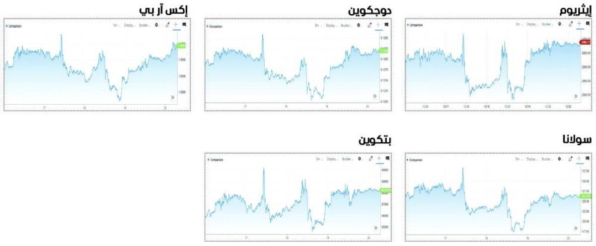 أداء سلبي وتراجعات جماعية للعملات المشفرة في أسبوع