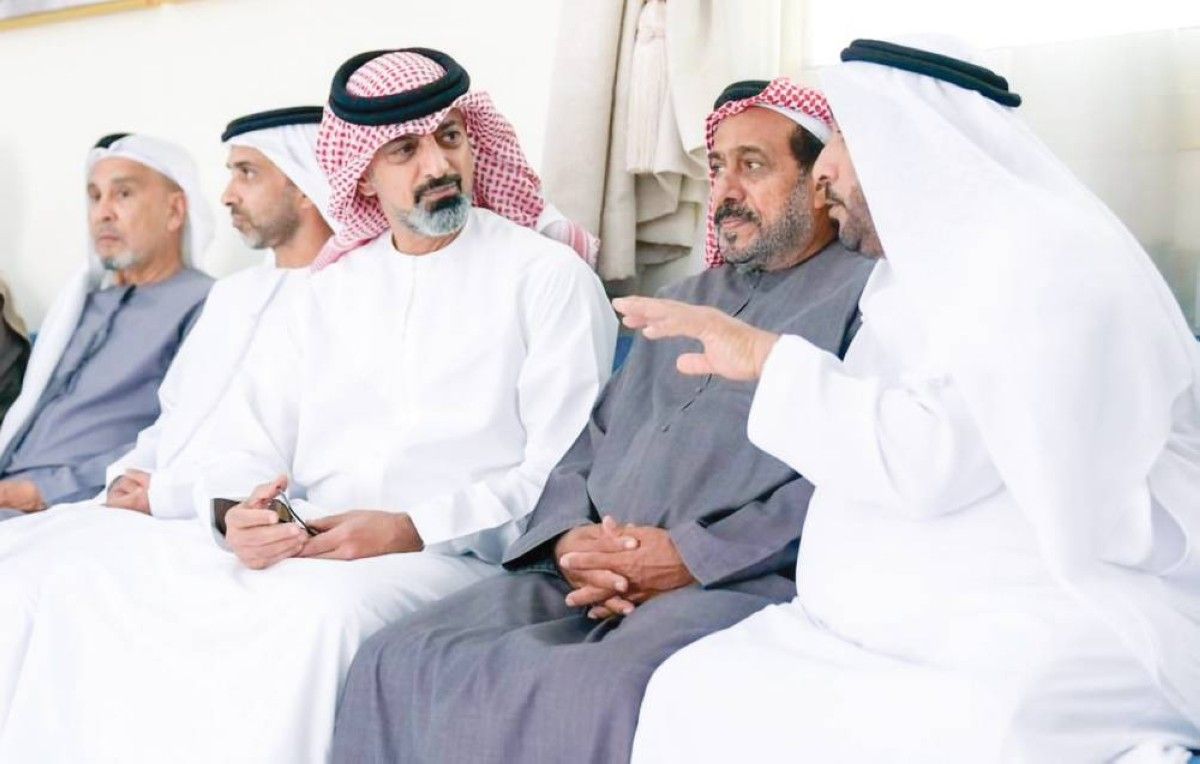 عمار النعيمي يعزي في وفاة نجمة سالم عبدالله