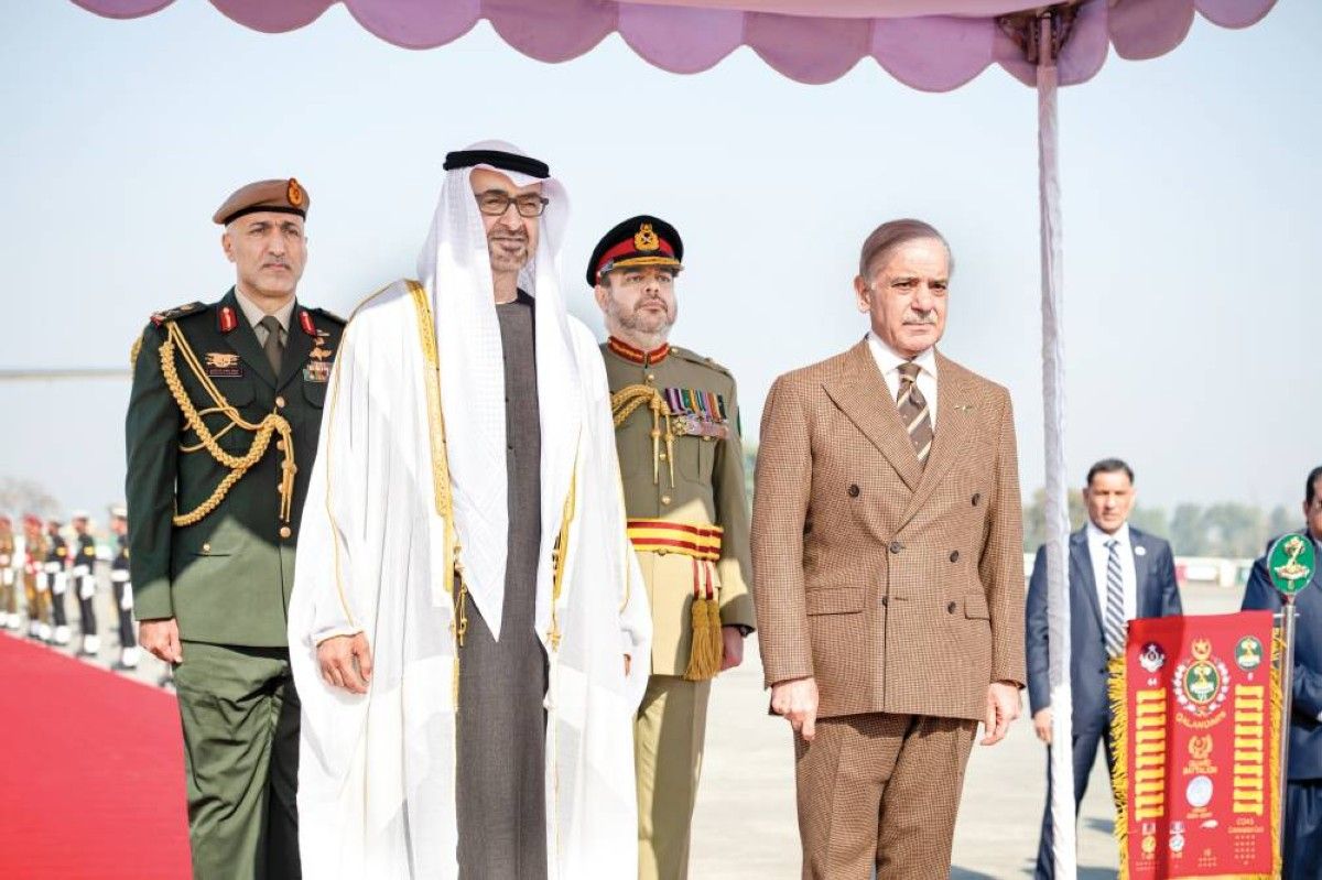 رئيس الدولة: الإمارات حريصة على توسيع آفاق التعاون مع باكستان