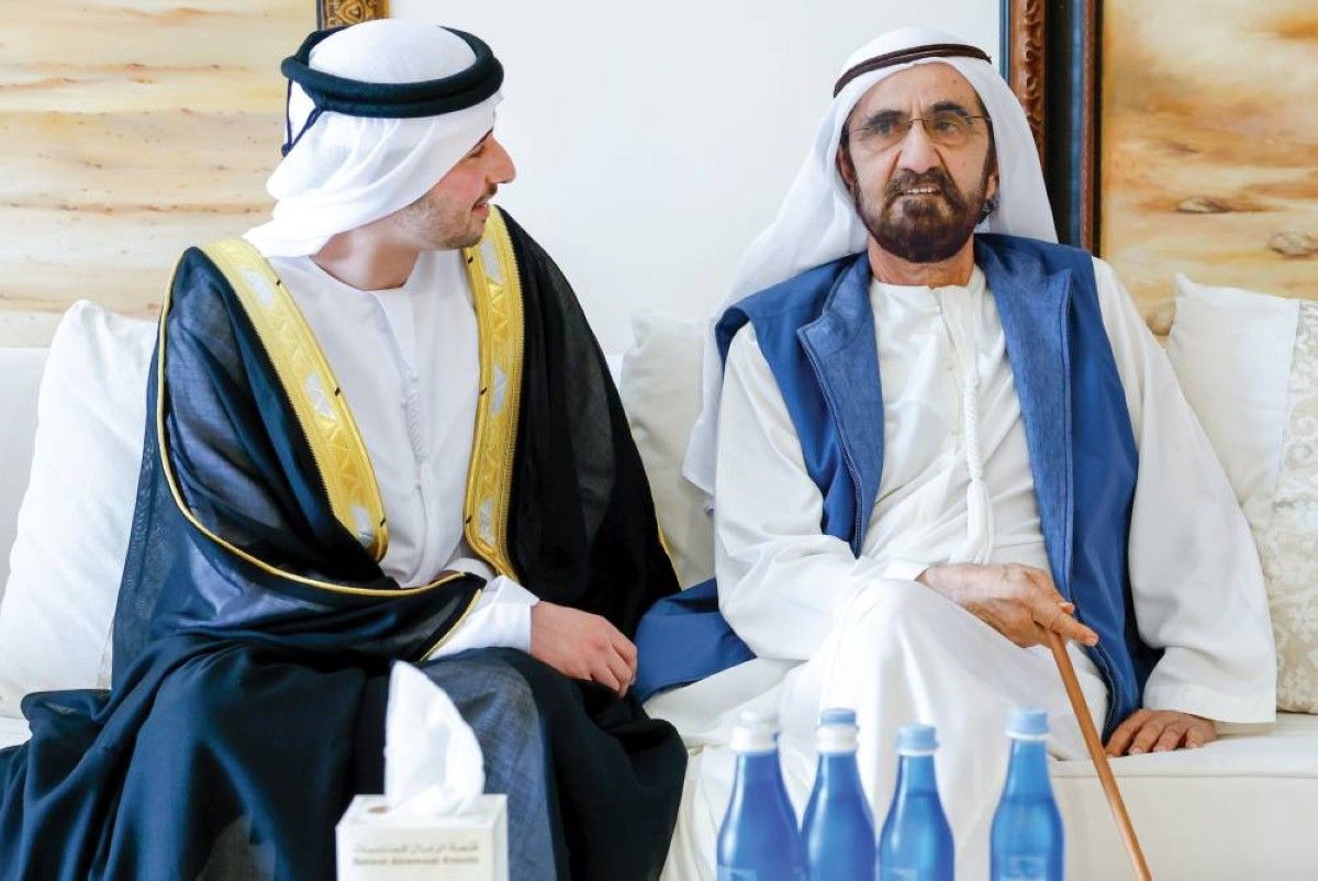 محمد بن راشد يحضر أفراح الفلاسي والسويدي