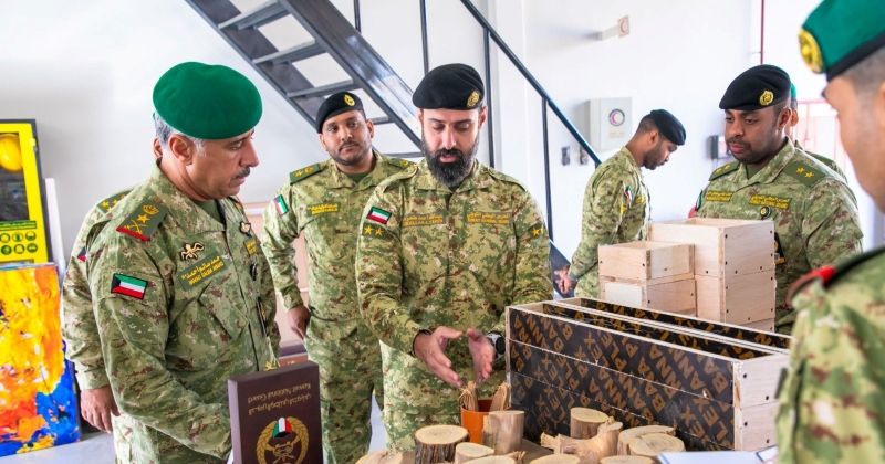 وكيل الحرس الوطني يتفقد معسكر التحرير