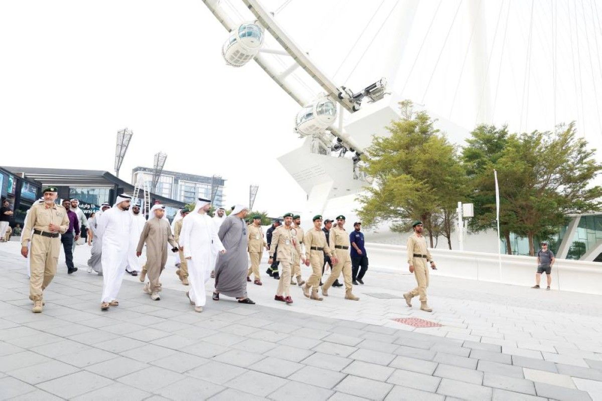 «تأمين الفعاليات» بدبي تتفقد التجهيزات الميدانية لاحتفالات رأس السنة