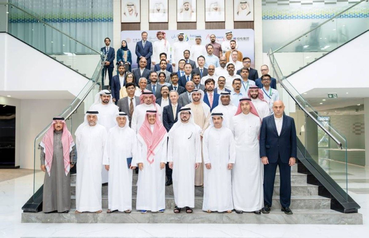 إنجاز 90 % من المرحلة الأولى لمحطة تحلية مياه البحر بمجمع حصيان