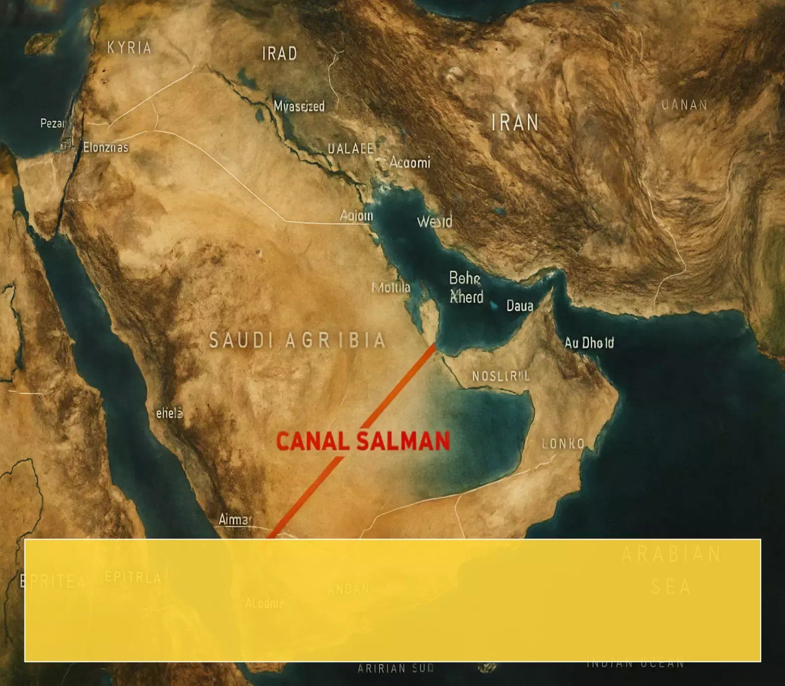 تفاصيل مشروع قناة تربط مياه الخليج ببحر العرب لإنعاش الربع الخالي