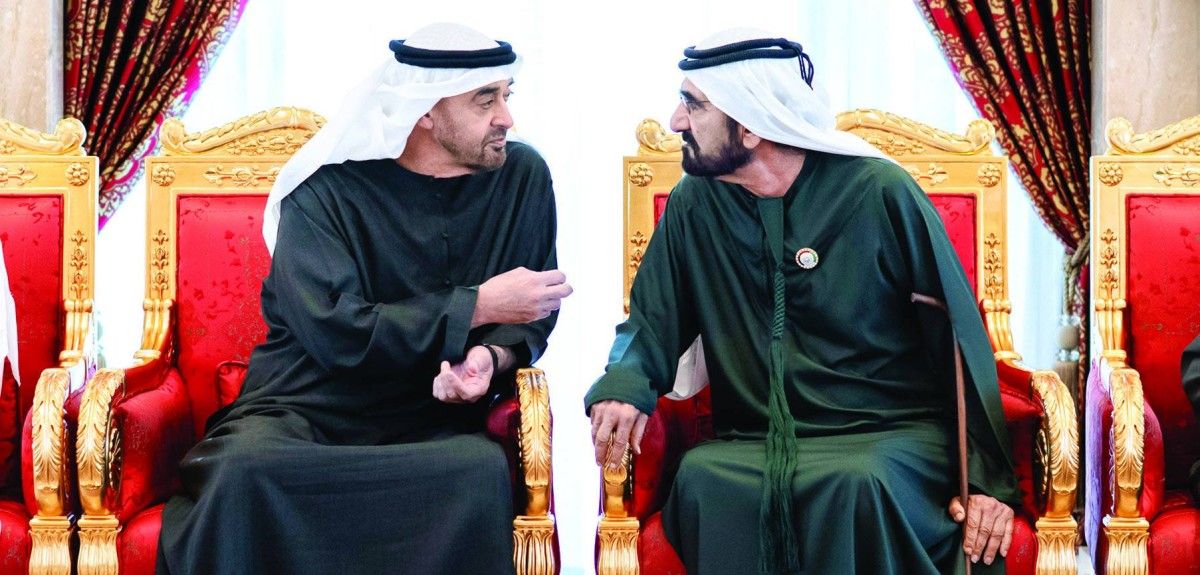 محمد بن زايد: محمد بن راشد قيادة استثنائية ورؤية لا تعرف المستحيل