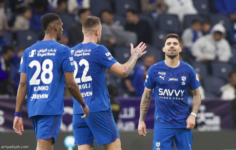 ثنائية سافيتش ونيفيش تهدي الهلال 6 أهداف