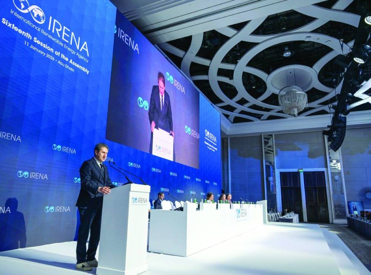 انطلاق أعمال الدورة الـ16 للجمعية العامة لـ«آيرينا» في أبوظبي